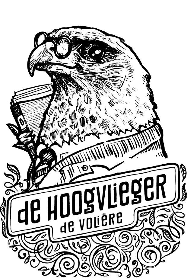 Lijntekening van de hoogvlieger
